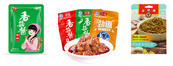 給袋式香菇醬生產(chǎn)包裝設(shè)備-自動(dòng)化香菇醬包裝加工機(jī)械